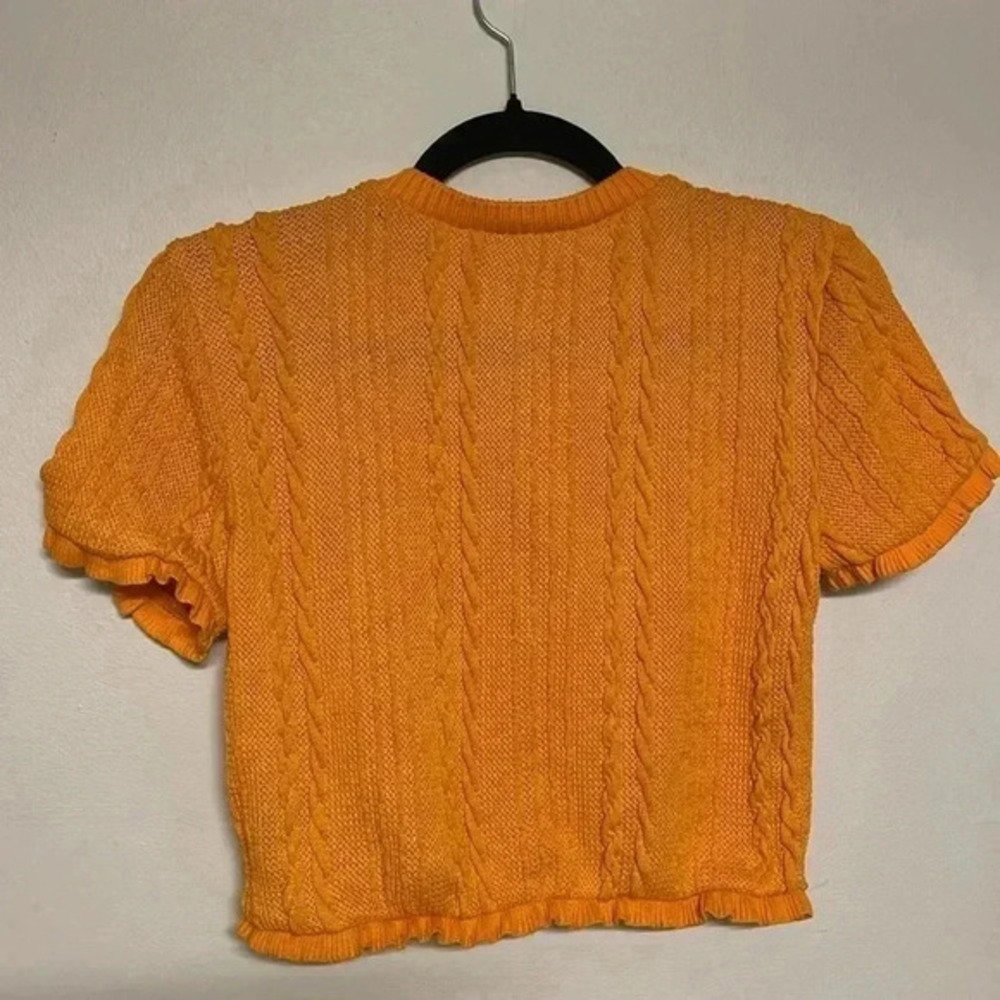 Cardi top with frills - Picture 7 of 8